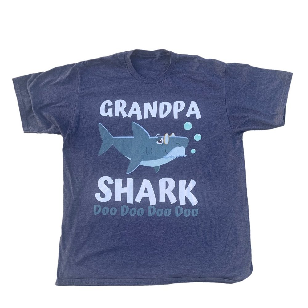 Grandpa Shark Doo Doo Doo Baby Shark T-Shirt 